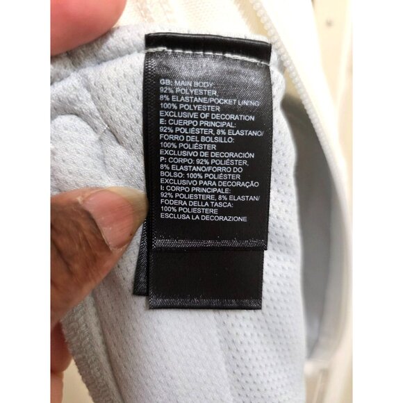 The North Face White Full-Zip Wind wall Softshell Jacket Women's L Polyester - Picture 10 of 10